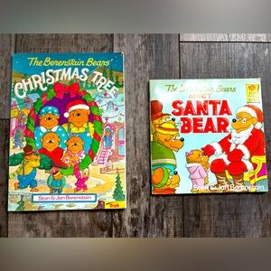Set of 2 Berenstain Bears Christmas Books by Stan & Jan Berenstain